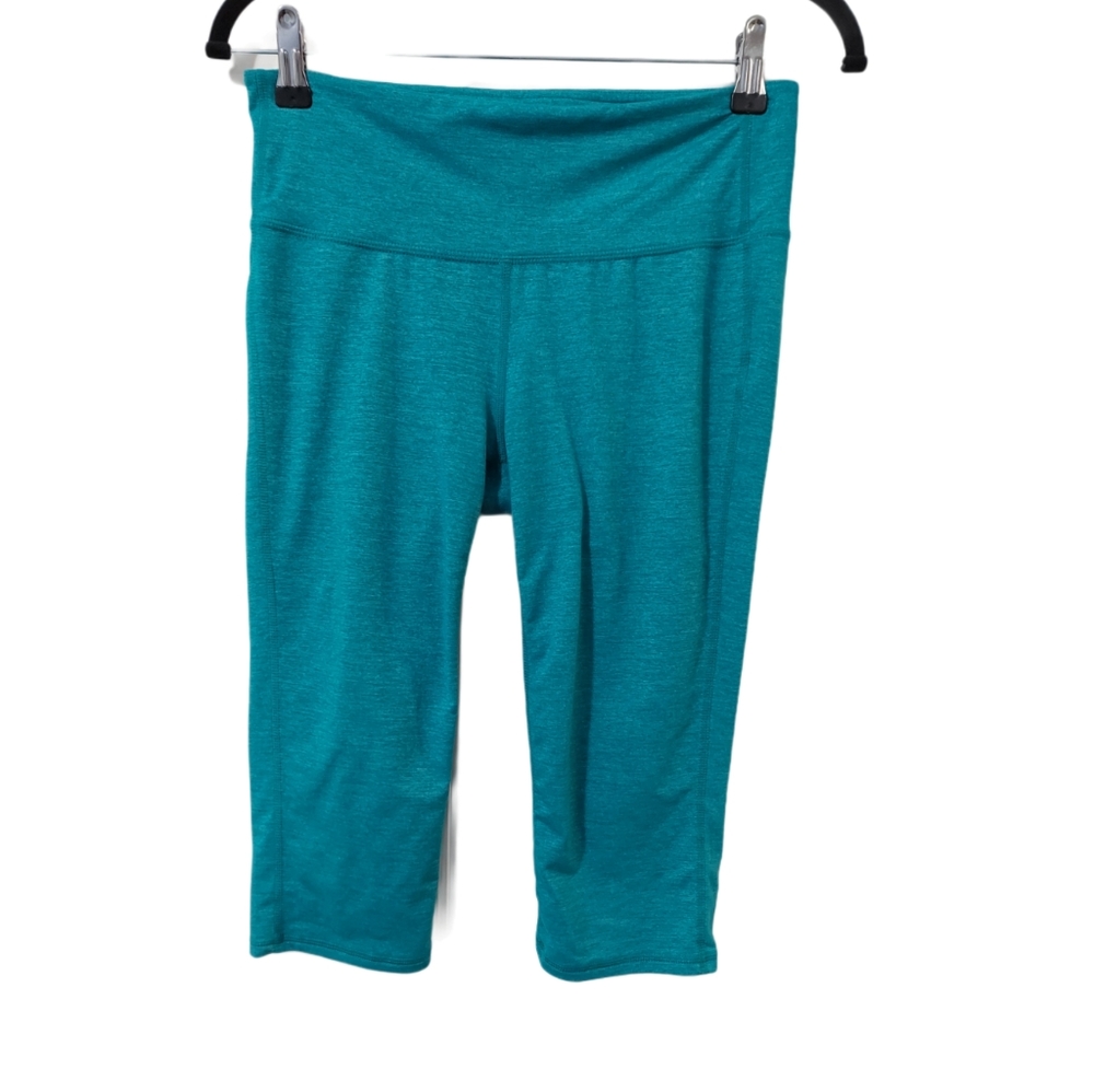 Athleta Turquoise Cropped Leggings